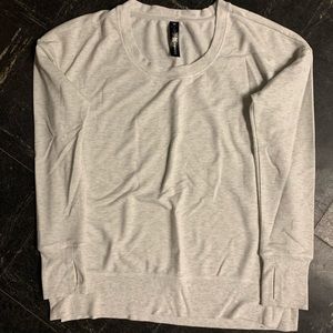 NWOT Yogalicious Gray Top
